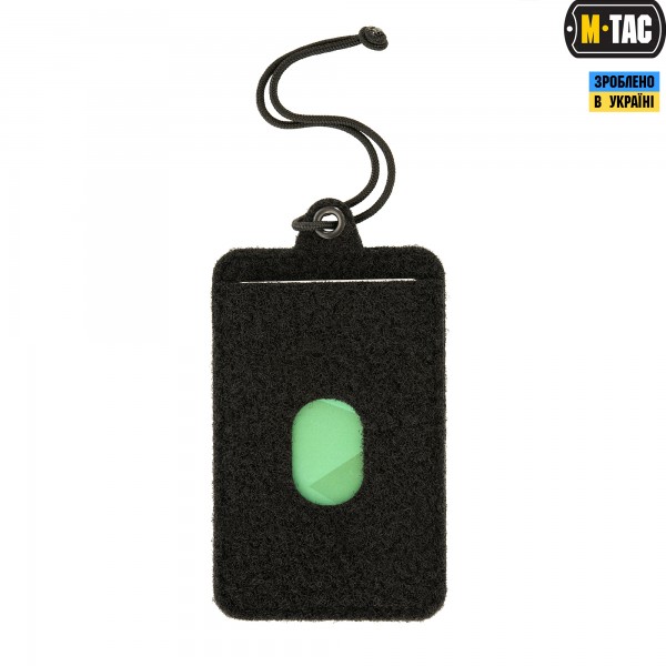 M-Tac панель для нашивок подвесная с карманом для ID-карты Black - 10118002