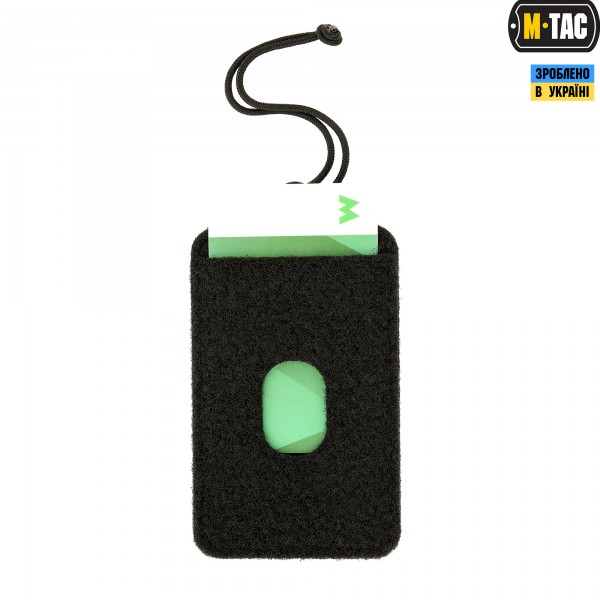 M-Tac панель для нашивок подвесная с карманом для ID-карты Black - 10118002