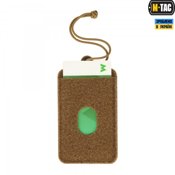M-Tac панель для нашивок подвесная с карманом для ID-карты Coyote - 10118005