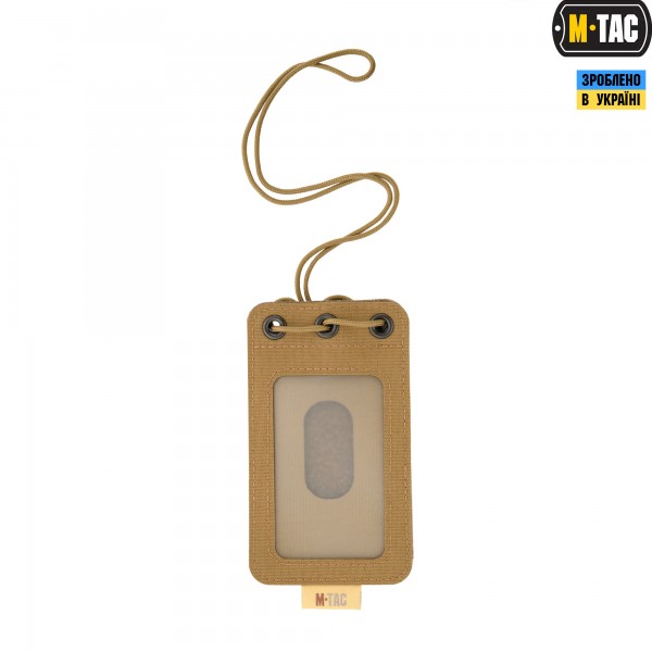 M-Tac бейдж з прозрачною панеллю Coyote - 10131005