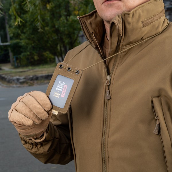 M-Tac бейдж з прозрачною панеллю Coyote - 10131005