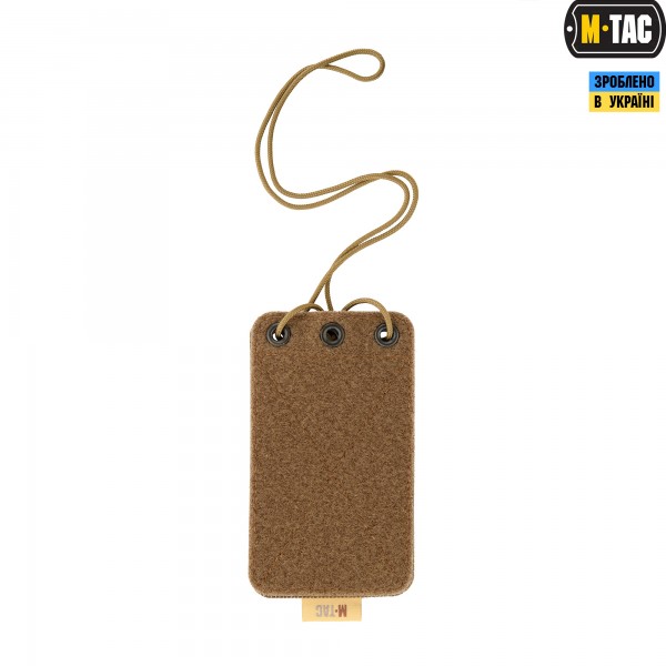 M-Tac бейдж з прозрачною панеллю Coyote - 10131005