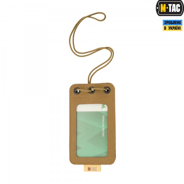 M-Tac бейдж з прозрачною панеллю Coyote - 10131005