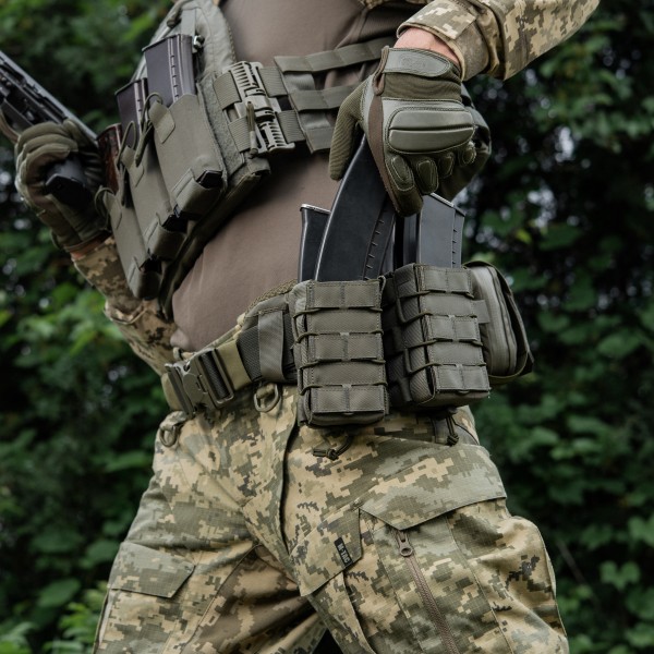 M-Tac підсумок для АК відкритий подвійний Laser Cut Ranger Green - 10191023 M-Tac підсумок для АК відкритий подвійний Laser Cut Ranger Green - 10191023