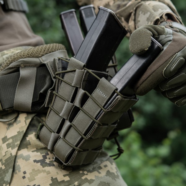 M-Tac підсумок для АК відкритий подвійний Laser Cut Ranger Green - 10191023 M-Tac підсумок для АК відкритий подвійний Laser Cut Ranger Green - 10191023