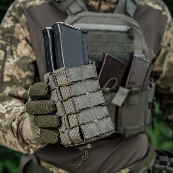 M-Tac підсумок для АК відкритий подвійний Laser Cut Ranger Green - 10191023 M-Tac підсумок для АК відкритий подвійний Laser Cut Ranger Green - 10191023