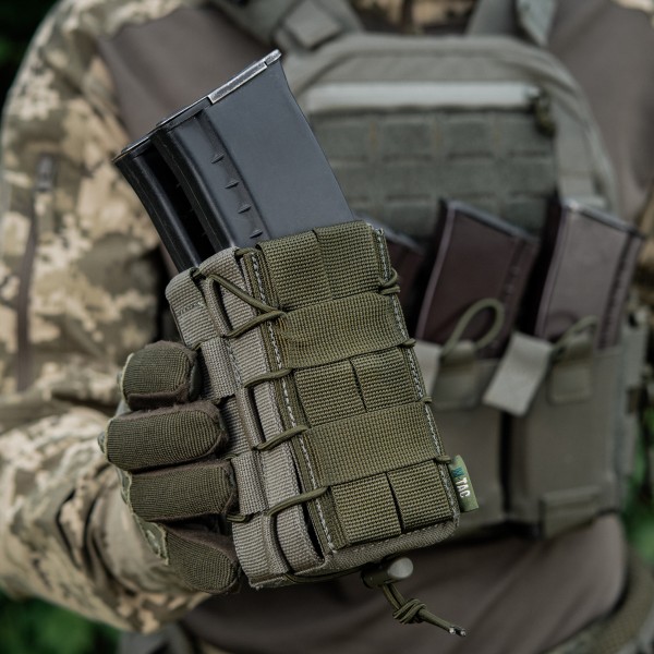 M-Tac підсумок для АК відкритий подвійний Laser Cut Ranger Green - 10191023 M-Tac підсумок для АК відкритий подвійний Laser Cut Ranger Green - 10191023