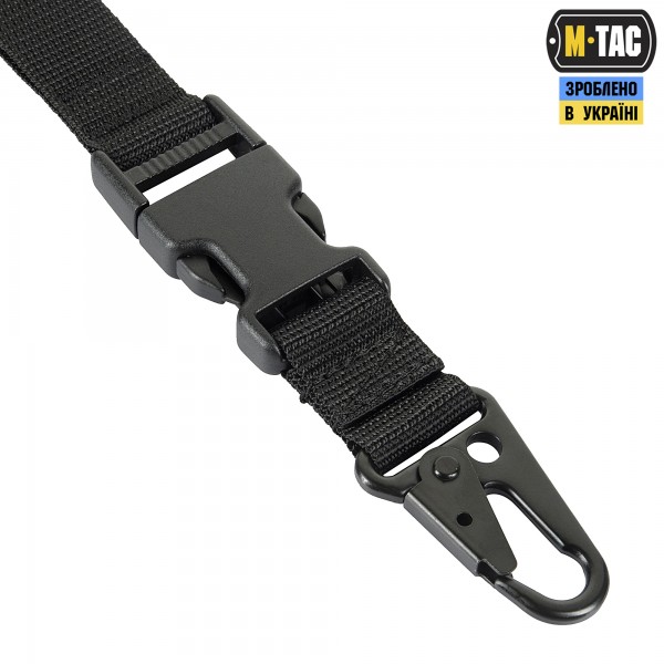 M-Tac ремінь збройовий одноточковий Black - 10199002 M-Tac ремінь збройовий одноточковий Black - 10199002
