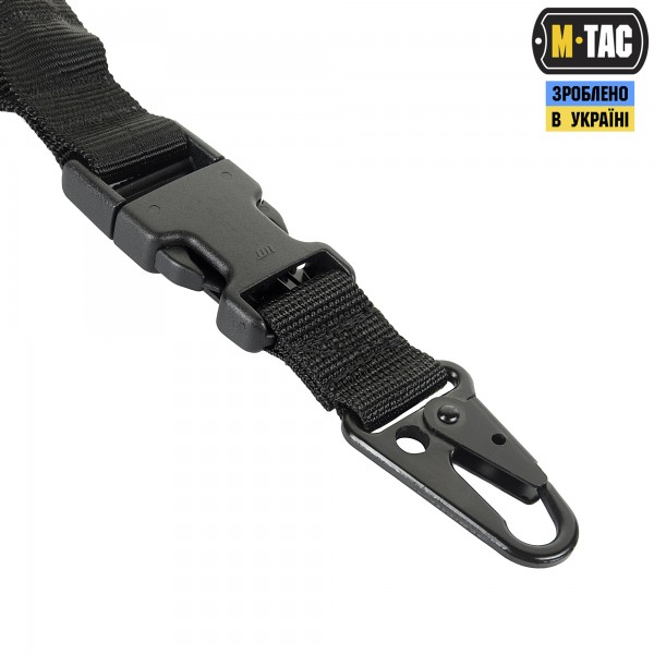 M-Tac ремень оружейный одноточечный эластичный Black - 10200002 M-Tac ремень оружейный одноточечный эластичный Black - 10200002