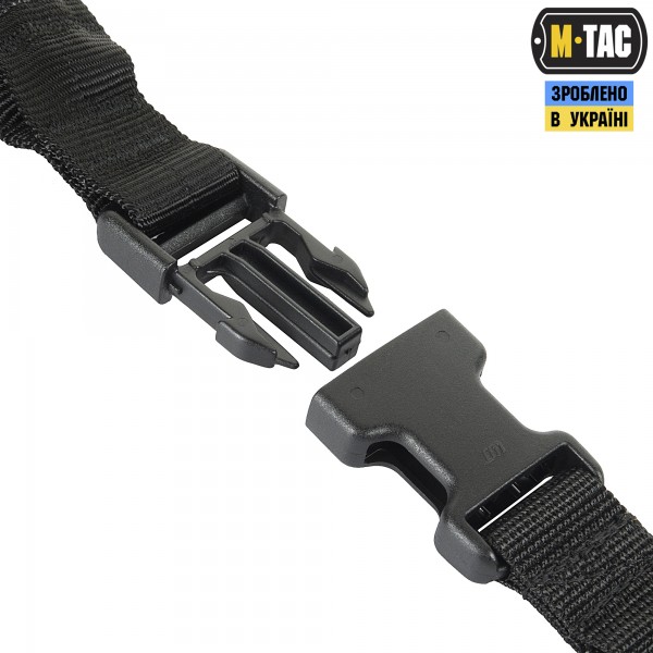 M-Tac ремень оружейный одноточечный эластичный Black - 10200002 M-Tac ремень оружейный одноточечный эластичный Black - 10200002