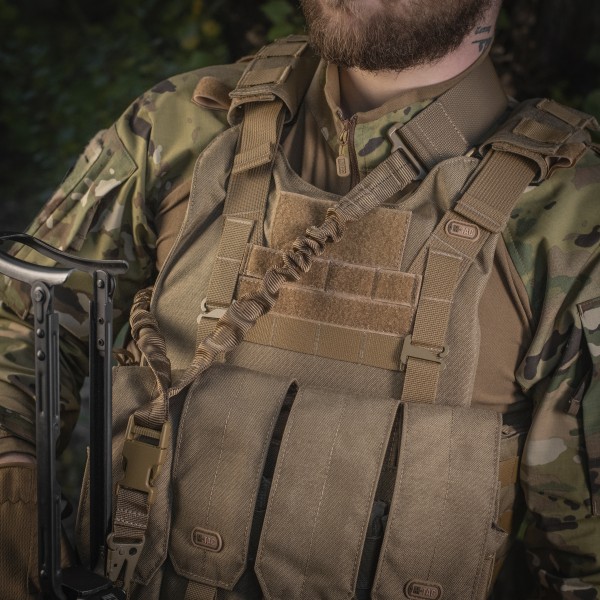 M-Tac ремень оружейный одноточечный эластичный Coyote - 10200005 M-Tac ремень оружейный одноточечный эластичный Coyote - 10200005