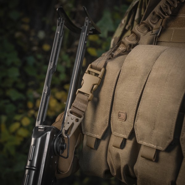 M-Tac ремень оружейный одноточечный эластичный Coyote - 10200005 M-Tac ремень оружейный одноточечный эластичный Coyote - 10200005