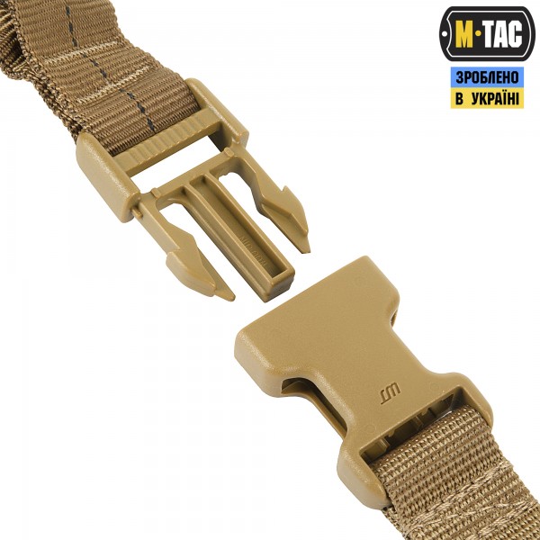 M-Tac ремень оружейный одноточечный эластичный Coyote - 10200005 M-Tac ремень оружейный одноточечный эластичный Coyote - 10200005