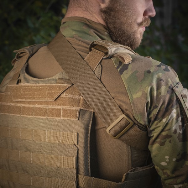 M-Tac ремень оружейный одноточечный эластичный Coyote - 10200005 M-Tac ремень оружейный одноточечный эластичный Coyote - 10200005