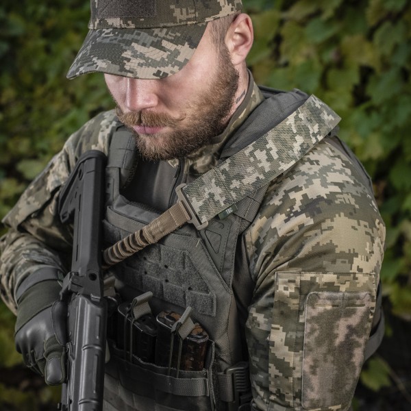 M-Tac ремень оружейный одноточечный эластичный ММ14 - 10200030 M-Tac ремень оружейный одноточечный эластичный ММ14 - 10200030