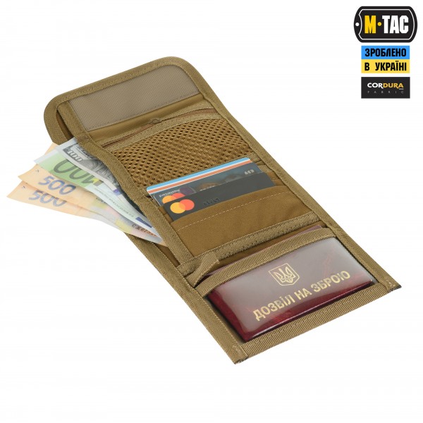 M-Tac кошелек с липучкой Elite Gen.II Hex Coyote - 10207005