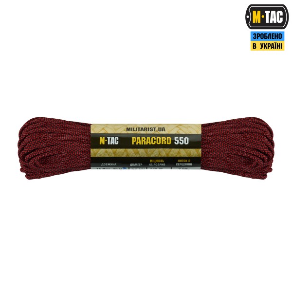 M-Tac паракорд 550 type III 30m Red Diamond - 10230161