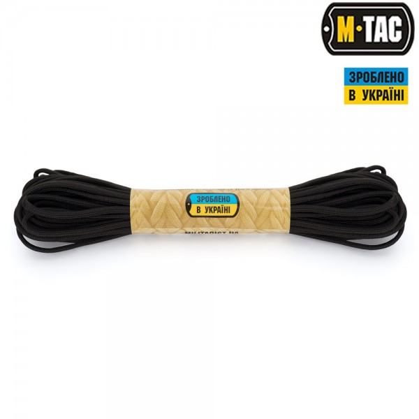 M-Tac паракорд 550 type III Black 15м - 10250002 M-Tac паракорд 550 type III Black 15м - 10250002