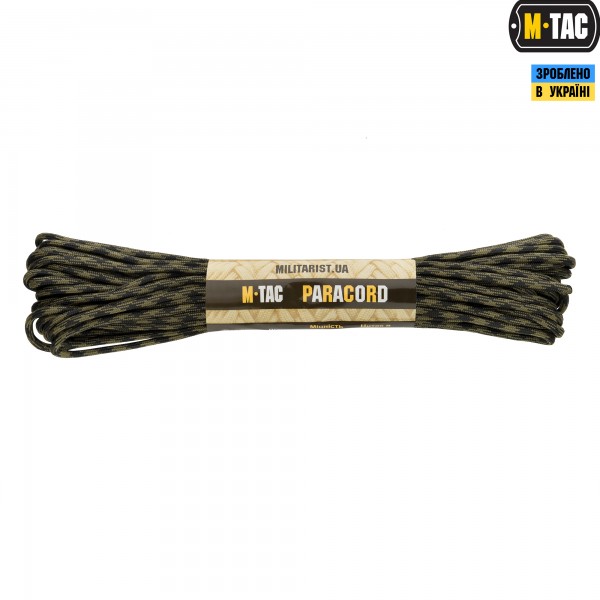 M-Tac паракорд 550 type III 15m Black & Army Green - 10250111