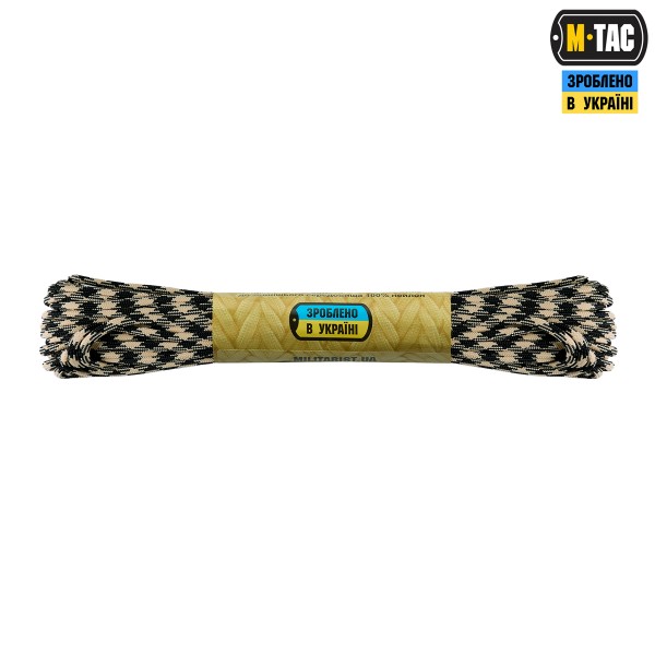 M-Tac паракорд 550 type III 15m Black/Sand - 10250213 M-Tac паракорд 550 type III 15m Black/Sand - 10250213
