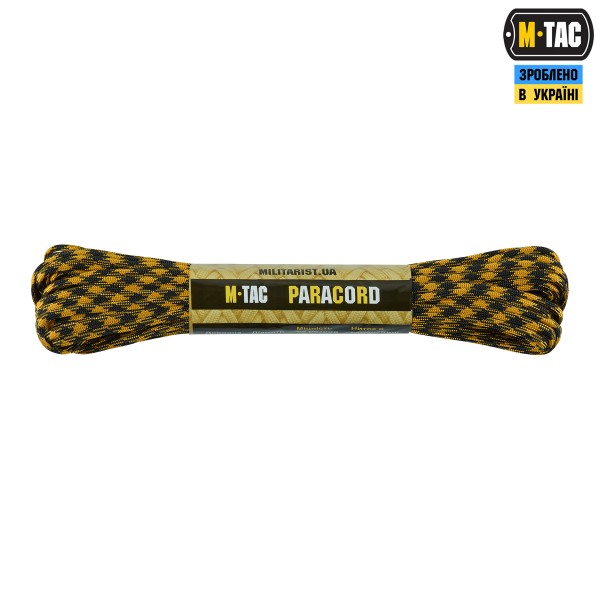 M-Tac паракорд 550 type III 15m Black/Goldenrod - 10250234