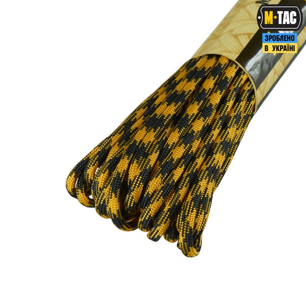 M-Tac паракорд 550 type III 15m Black/Goldenrod - 10250234 M-Tac паракорд 550 type III 15m Black/Goldenrod - 10250234