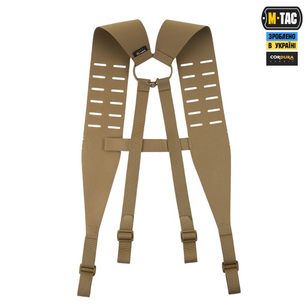 M-Tac ремені плечові для тактичного пояса Laser Cut Coyote - 10255005 M-Tac ремені плечові для тактичного пояса Laser Cut Coyote - 10255005