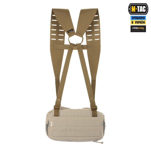 M-Tac ремені плечові для тактичного пояса Laser Cut Coyote - 10255005 M-Tac ремені плечові для тактичного пояса Laser Cut Coyote - 10255005