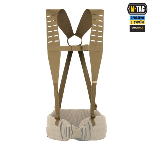 M-Tac ремені плечові для тактичного пояса Laser Cut Coyote - 10255005 M-Tac ремені плечові для тактичного пояса Laser Cut Coyote - 10255005