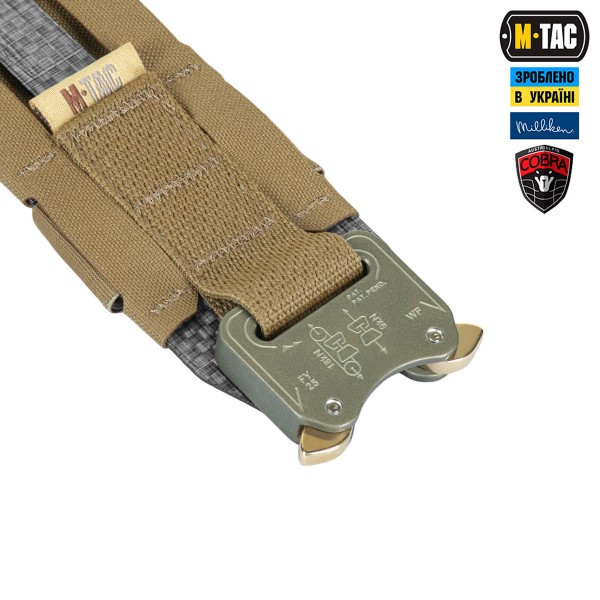 M-Tac ремень Tiger Belt Cobra Buckle Coyote - 10258005 M-Tac ремень Tiger Belt Cobra Buckle Coyote - 10258005