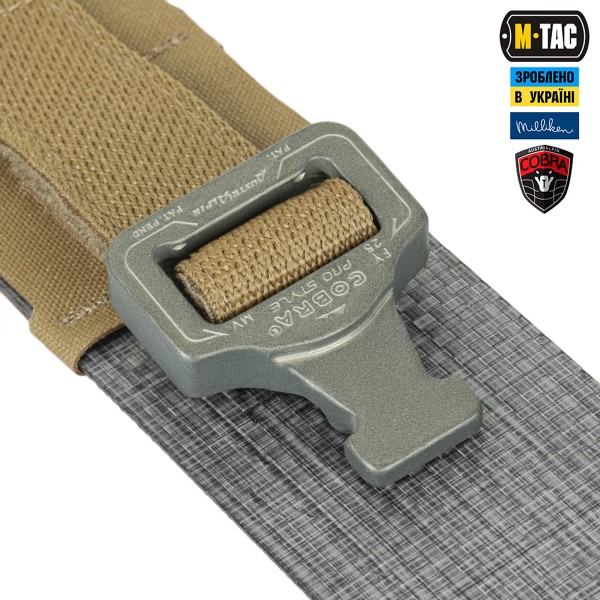 M-Tac ремень Tiger Belt Cobra Buckle Coyote - 10258005 M-Tac ремень Tiger Belt Cobra Buckle Coyote - 10258005