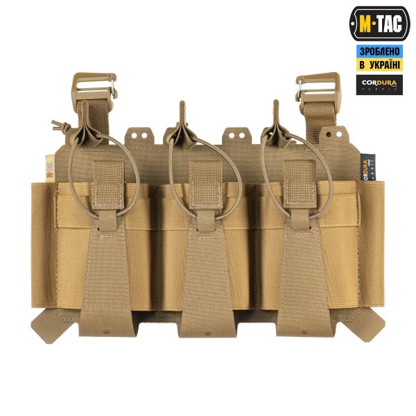 M-Tac передняя панель для плитоноски Cuirass QRS на три магазина Coyote - 10259005 M-Tac передняя панель для плитоноски Cuirass QRS на три магазина Coyote - 10259005