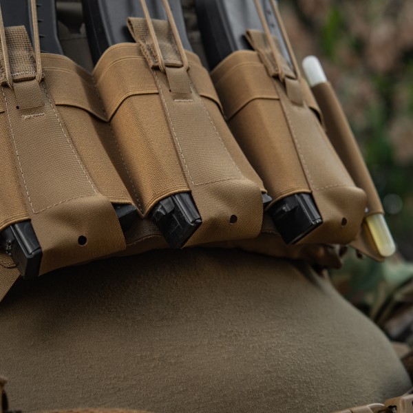 M-Tac передняя панель для плитоноски Cuirass QRS на три магазина Coyote - 10259005 M-Tac передняя панель для плитоноски Cuirass QRS на три магазина Coyote - 10259005
