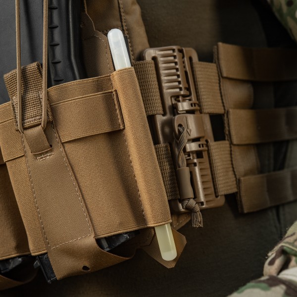 M-Tac передняя панель для плитоноски Cuirass QRS на три магазина Coyote - 10259005 M-Tac передняя панель для плитоноски Cuirass QRS на три магазина Coyote - 10259005