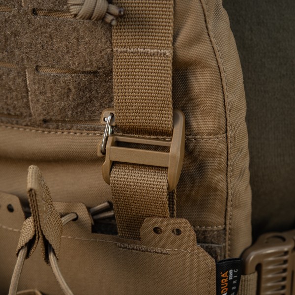 M-Tac передняя панель для плитоноски Cuirass QRS на три магазина Coyote - 10259005 M-Tac передняя панель для плитоноски Cuirass QRS на три магазина Coyote - 10259005