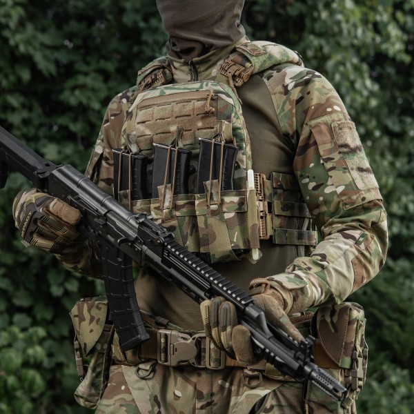 M-Tac передняя панель для плитоноски Cuirass QRS на три магазина Multicam - 10259008 M-Tac передняя панель для плитоноски Cuirass QRS на три магазина Multicam - 10259008