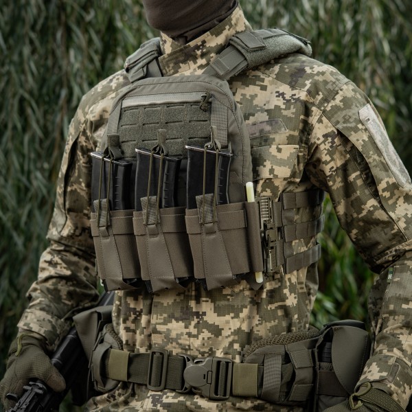 M-Tac передня панель для плитоноски Cuirass QRS на три магазина Ranger Green - 10259023 M-Tac передня панель для плитоноски Cuirass QRS на три магазина Ranger Green - 10259023