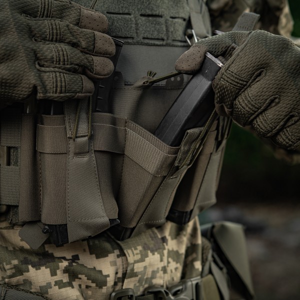 M-Tac передня панель для плитоноски Cuirass QRS на три магазина Ranger Green - 10259023 M-Tac передня панель для плитоноски Cuirass QRS на три магазина Ranger Green - 10259023