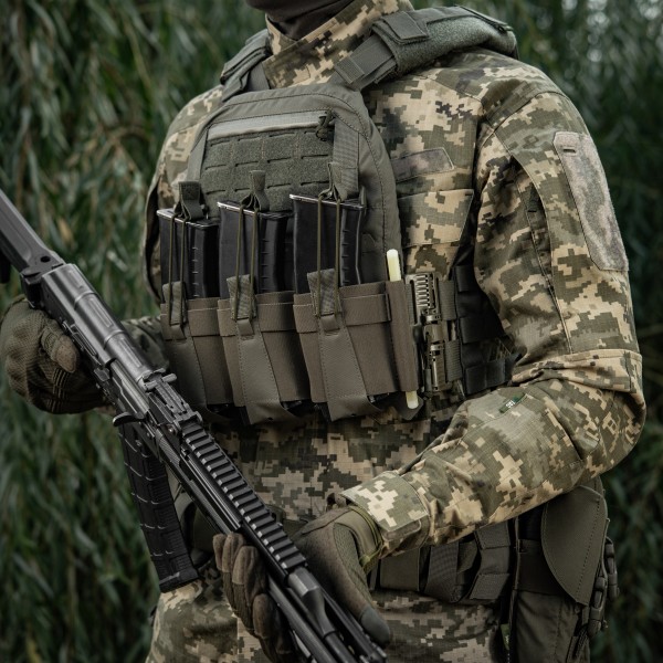 M-Tac передня панель для плитоноски Cuirass QRS на три магазина Ranger Green - 10259023 M-Tac передня панель для плитоноски Cuirass QRS на три магазина Ranger Green - 10259023