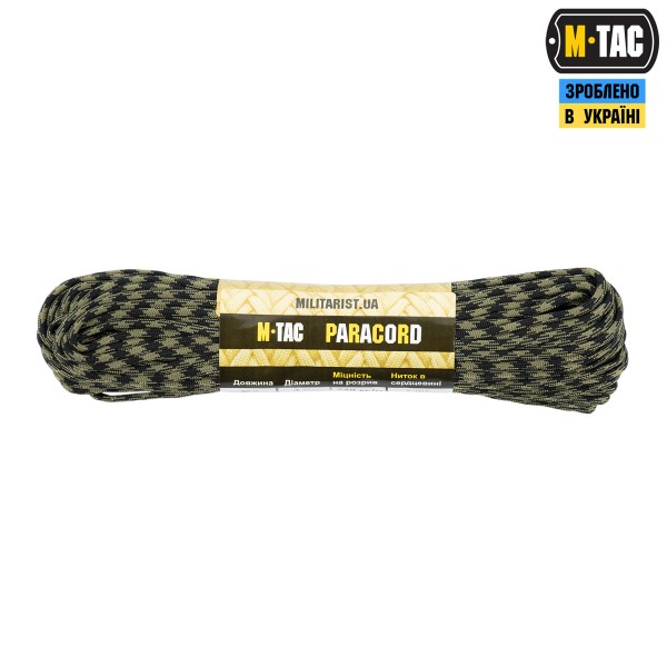 M-Tac паракорд 550 type III Black & Army Green 30м - 10260111
