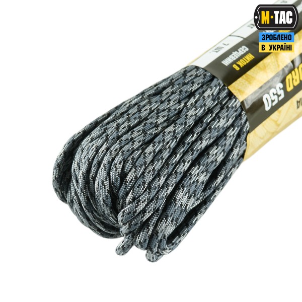 M-Tac паракорд 550 type III 30m Titanium Camo - 10260176
