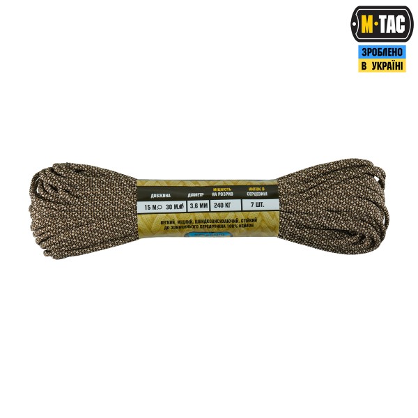 M-Tac паракорд 550 type III 30m Leopard diamond - 10260187 M-Tac паракорд 550 type III 30m Leopard diamond - 10260187