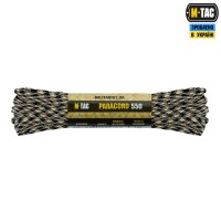 M-Tac паракорд 550 type III 30m Black/Sand