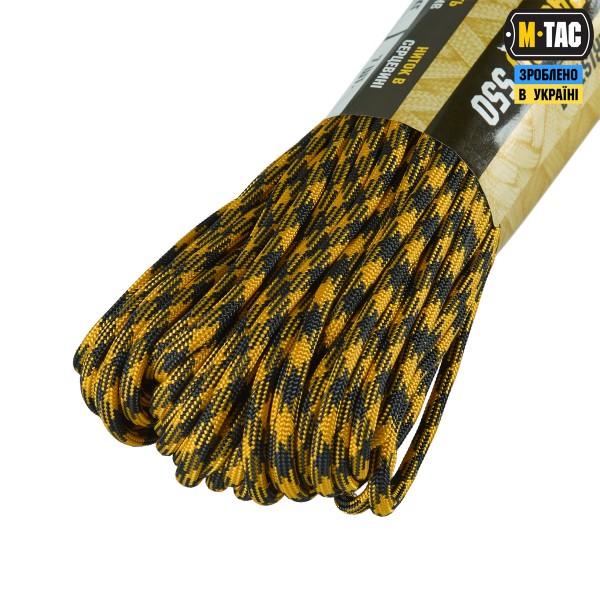 M-Tac паракорд 550 type III 30m Black/Goldenrod - 10260234