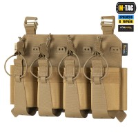 M-Tac передняя панель для плитоноски Cuirass QRS XL на 4 магазина Coyote