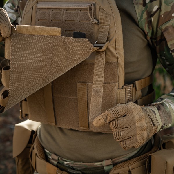 M-Tac передня панель для плитоноски Cuirass QRS XL на 4 магазина Coyote - 10262005 M-Tac передня панель для плитоноски Cuirass QRS XL на 4 магазина Coyote - 10262005