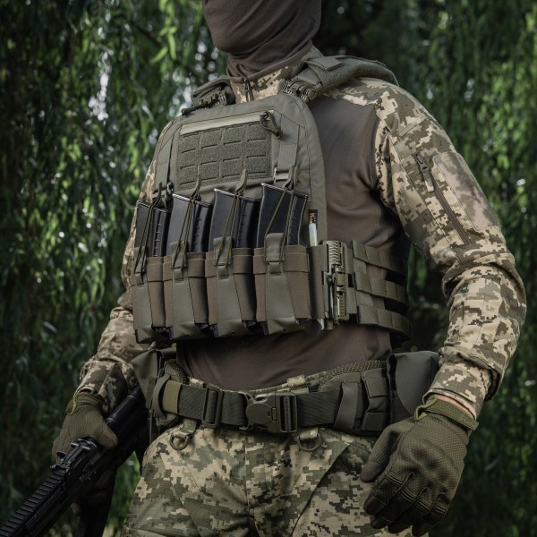 M-Tac передняя панель для плитоноски Cuirass QRS XL на 4 магазина Ranger Green - 10262023 M-Tac передняя панель для плитоноски Cuirass QRS XL на 4 магазина Ranger Green - 10262023