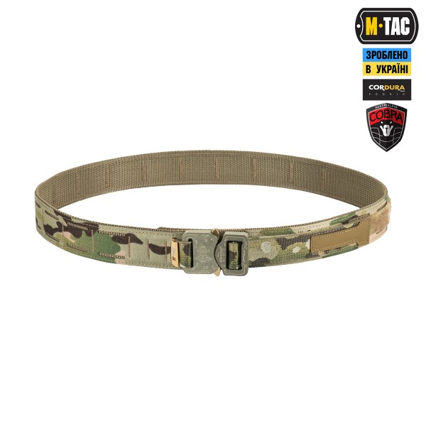 M-Tac ремінь Cobra Buckle Tactical Belt Laser Cut Multicam - 10263008