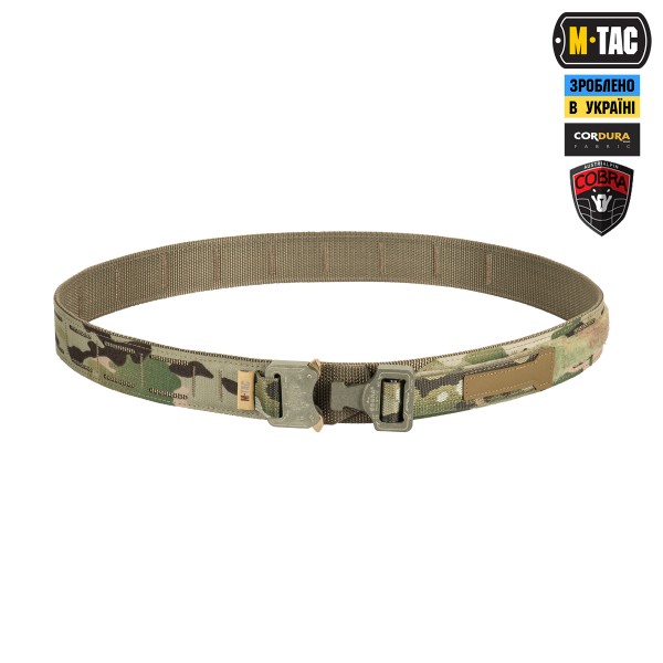 M-Tac ремінь Cobra Buckle Tactical Belt Laser Cut Multicam - 10263008 M-Tac ремінь Cobra Buckle Tactical Belt Laser Cut Multicam - 10263008