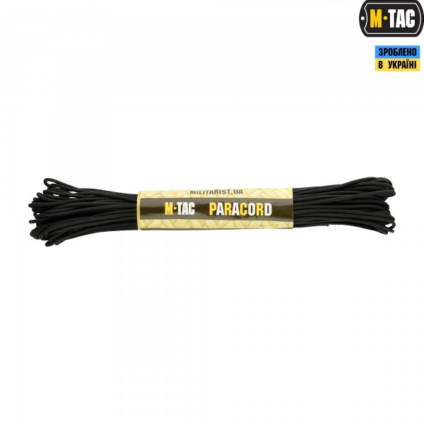 M-Tac паракорд Minicord Black 15м - 10270002